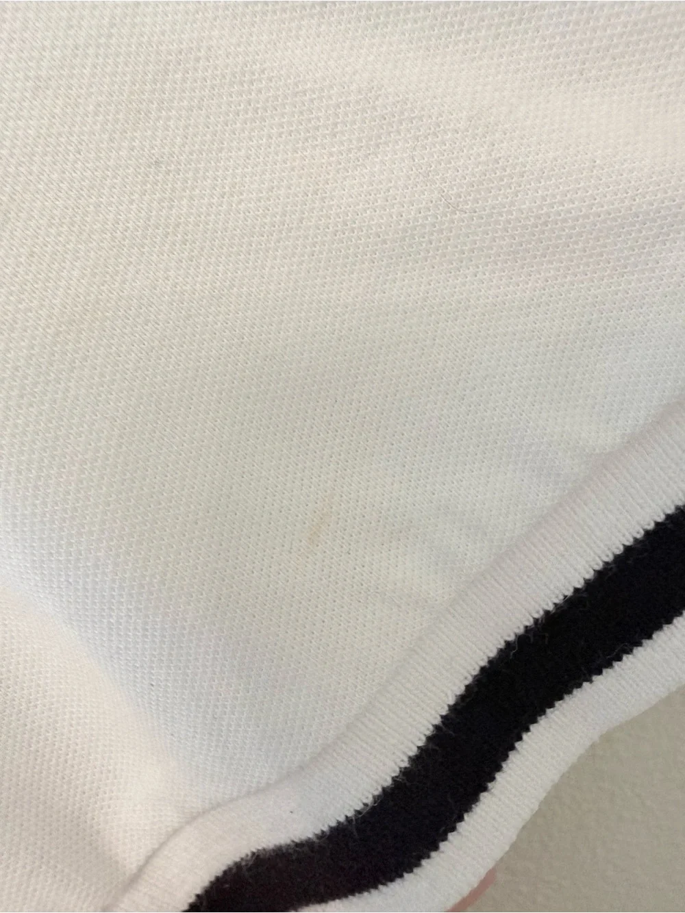 Gucci Dog Cat Patch Polo Shirt White Black Stripe Rare Alessandro Michele Size S